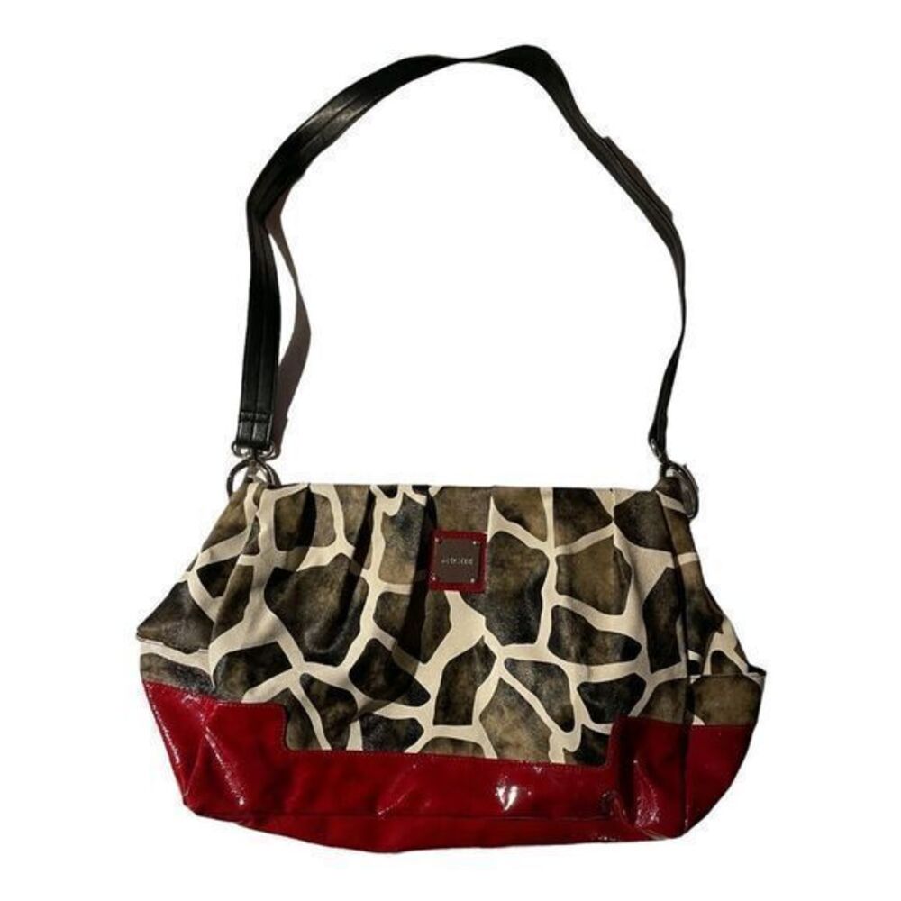 Miche Womens Large Animal Print Giraffe Bag Tote Satchel Purse